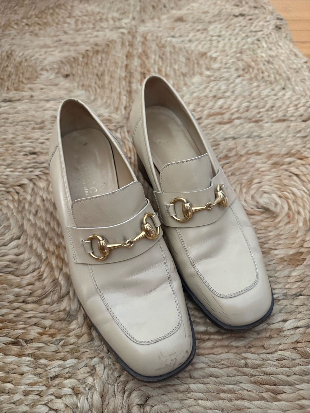 Vintage Gucci Heeled Loafers Size 8.5